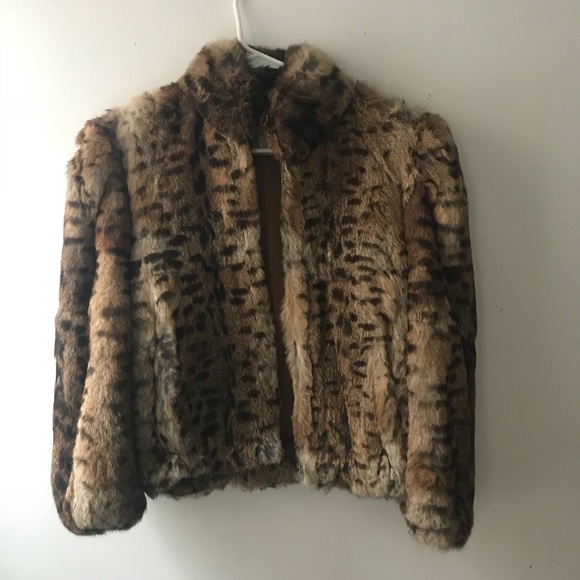 Vintage Jackets & Blazers - Gorgeous VINTAGE rabbit fur jacket *Size Small WOW